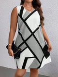 WesternStitch Plus Geo Print Tank Dress WesternStitch