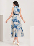 WesternStitch  GEO PRINTED MAXI DRESS WesternStitch