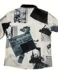 WesternStitch Women's Monochrome Vintage Print Shirt WesternStitch
