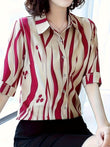 Designer Women's Printed Rayon Shirt Top WesternStitch