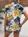 WesternStitch Shirt for Women Stylish Western Korean Design Short Sleeves WesternStitch